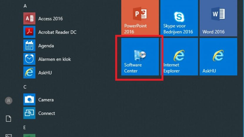 Waarom moeten we het Software Center gebruiken?