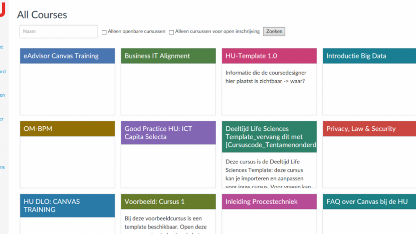 Het Canvas-Proeflokaal in met de superusers