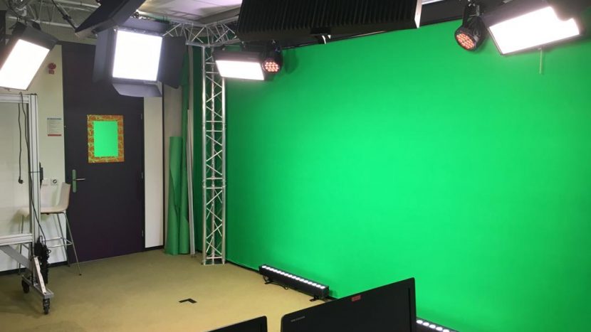 Greenscreen studio is vernieuwd