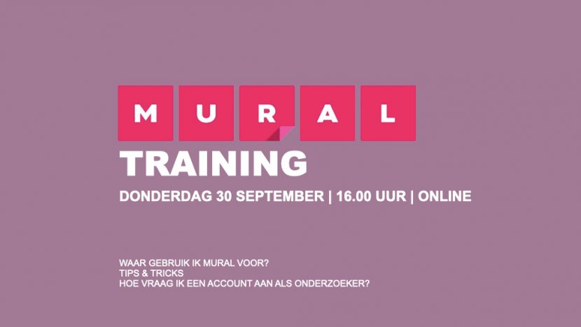 MURAL training (voor onderzoekers)