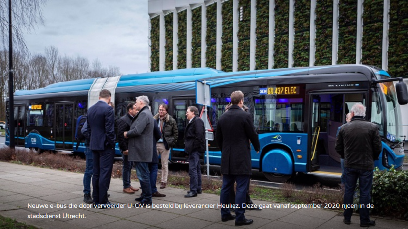 HU draagt bij aan eBussed voor schoon Utrechts busvervoer