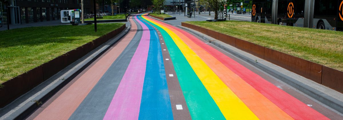 Utrecht-heeft-langste-regenboogfietspad-van-de-wereld