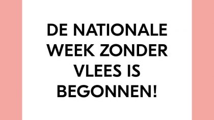 Check onze recepten tijdens De week zonder vlees ’21