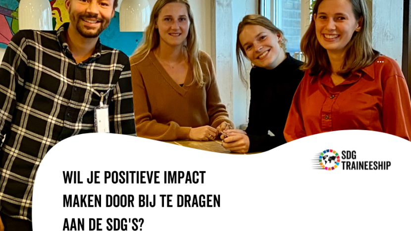 Meld je aan voor het SDG Traineeship: september 2023