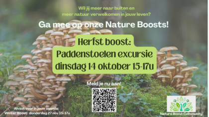Herfst boost – Paddestoelenexcursie