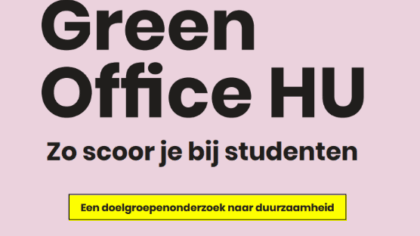 Onderzoek: doelgroeponderzoek naar duurzaamheid