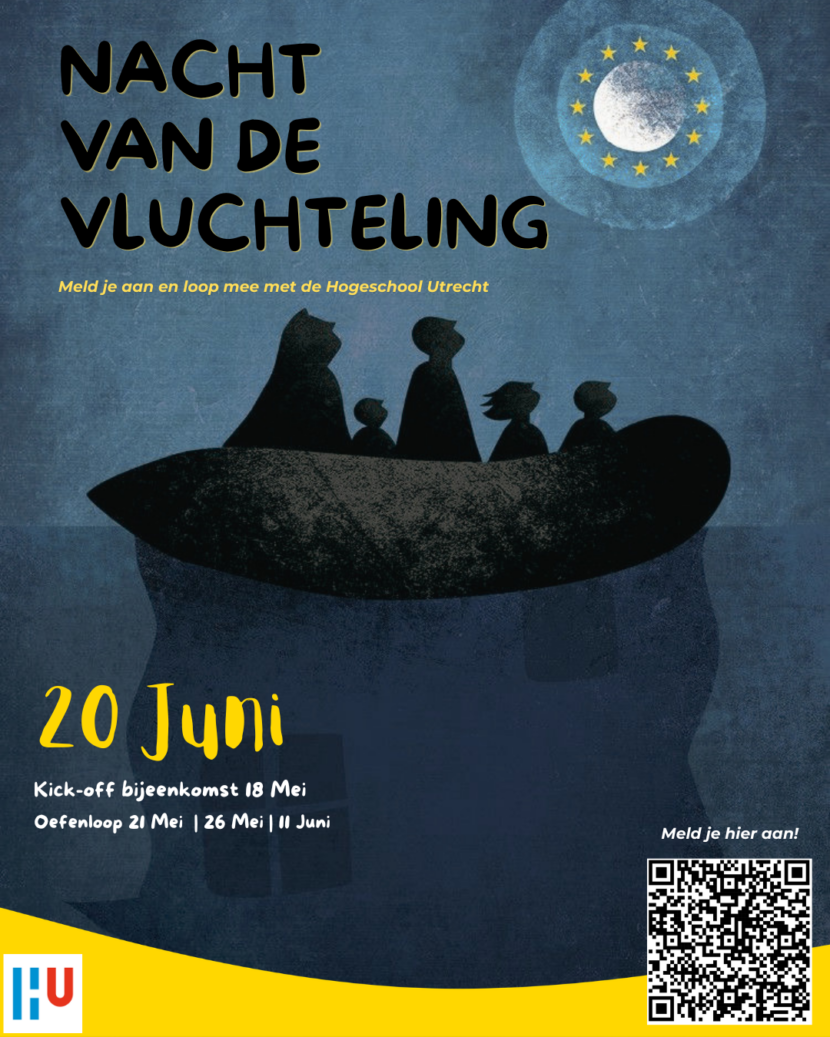 poster nacht van de vluchteling