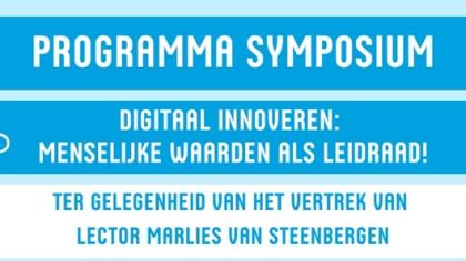 september 2024 | Symposium Digitaal Innoveren van Lector Marlies van Steenbergen