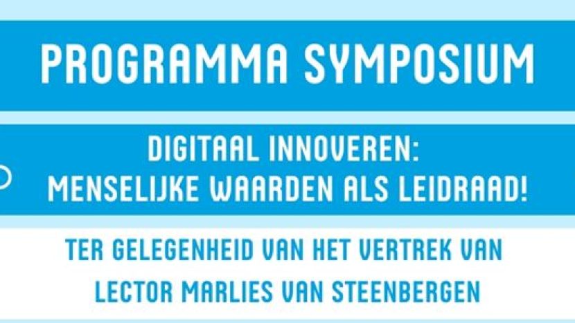 september 2024 | Symposium Digitaal Innoveren van Lector Marlies van Steenbergen