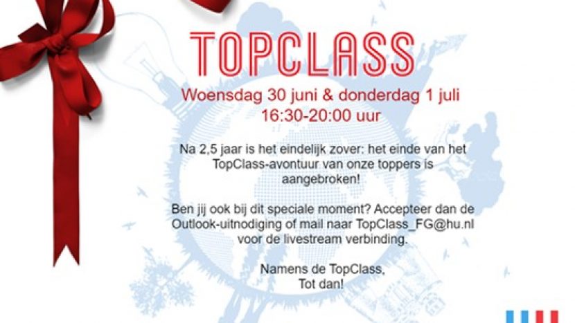 Eindpresentaties TopClass | 30 juni en 1 juli