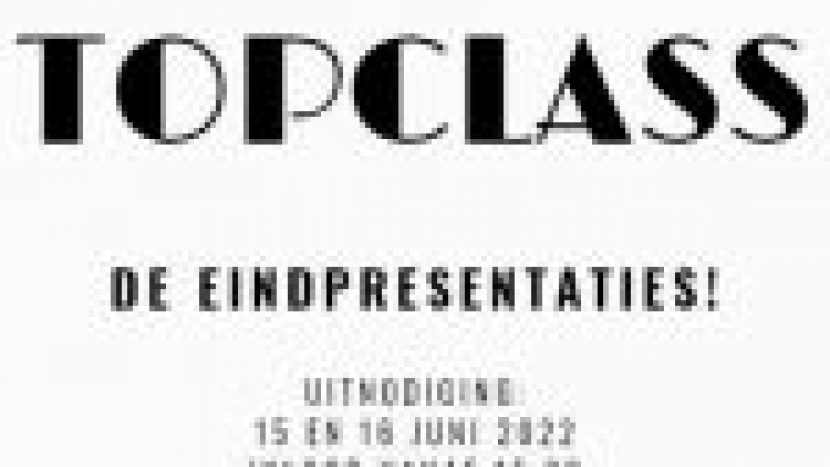 TopClass eindpresentaties 15 en 16 juni