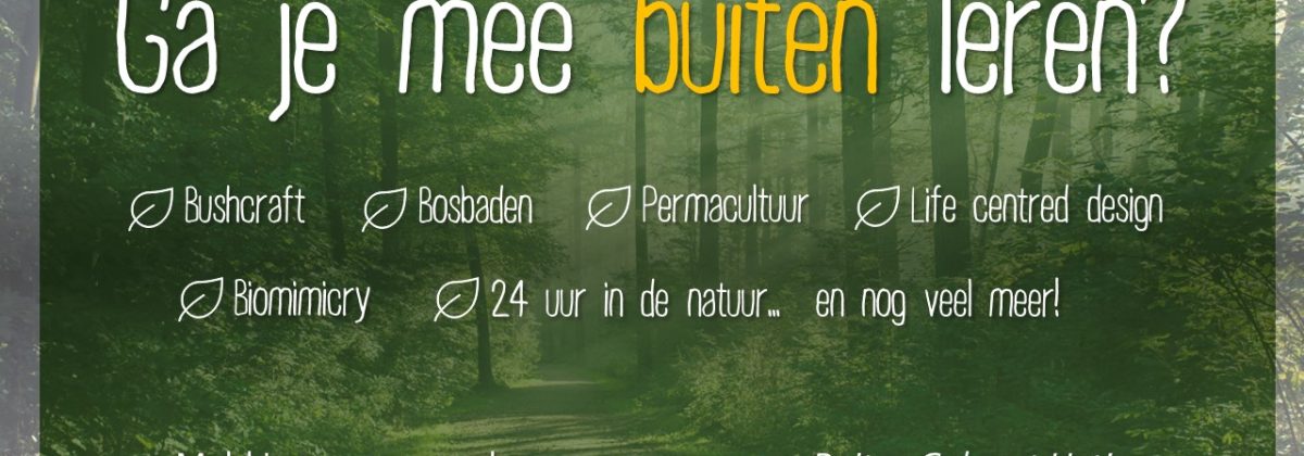 Buiten gebeurt het flyer voor website