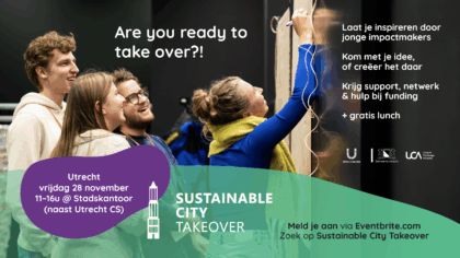 Doe mee aan de Sustainable City Takeover!