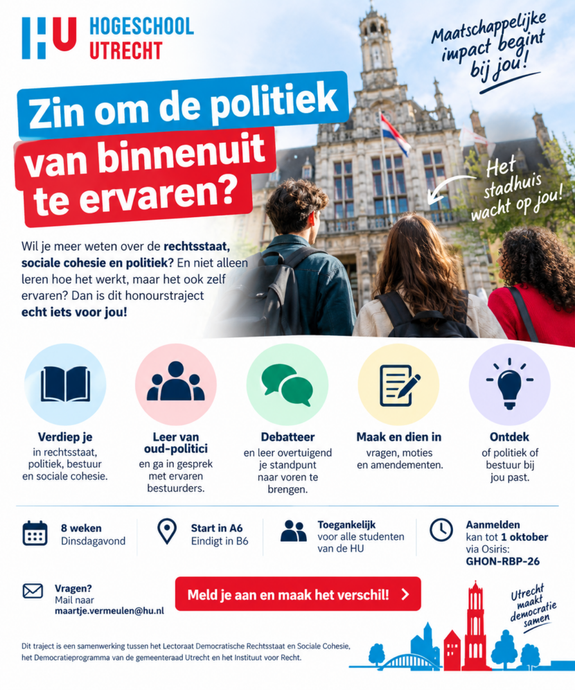 Plaatje traject Rechtsstaat, Sociale Cohesie en Politiek