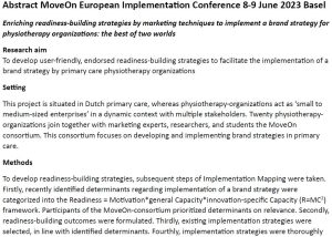 Abstract European Implementation Event juni 2023