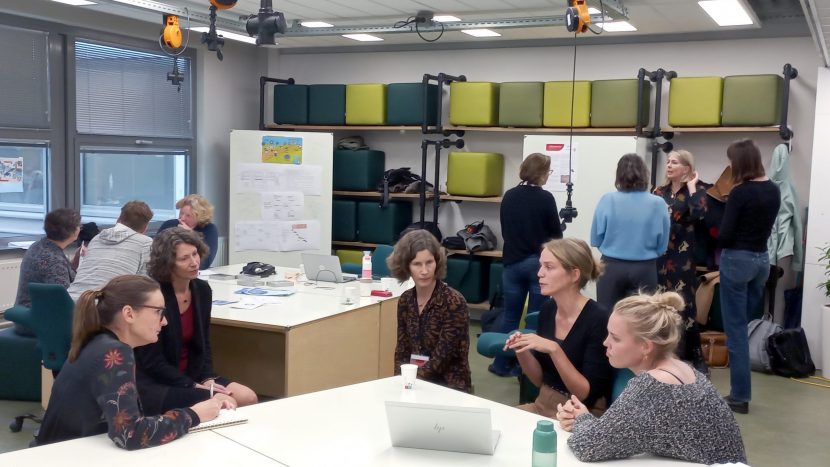 Inspirerende gesprekken tijdens open teambijeenkomst lectoraat Beroepsonderwijs