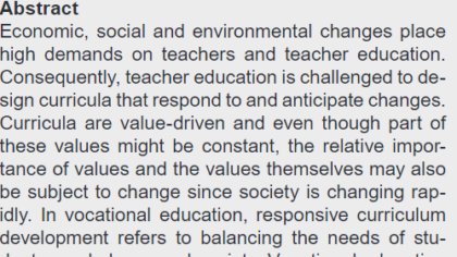 Wetenschappelijke artikel: Hoe ontwerp je een curriculum dat écht meebeweegt met ontwikkelingen?