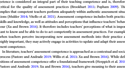 Wetenschappelijk artikel: wat hbo-docenten belangrijk vinden rondom toetsbekwaamheid