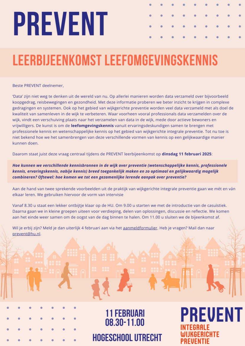 Uitnodiging PREVENT 11 februari