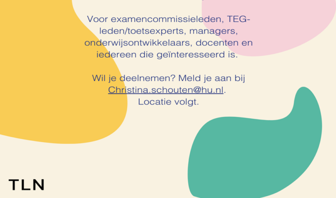 Inspiratiesessie examencommissies en programmatisch toetsen | toetsing