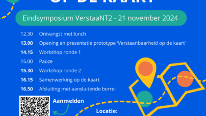Aanmelden eindsymposium ‘Verstaanbaarheid op de kaart’