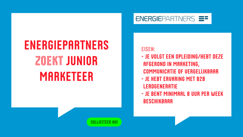 Vacature Junior Marketeer