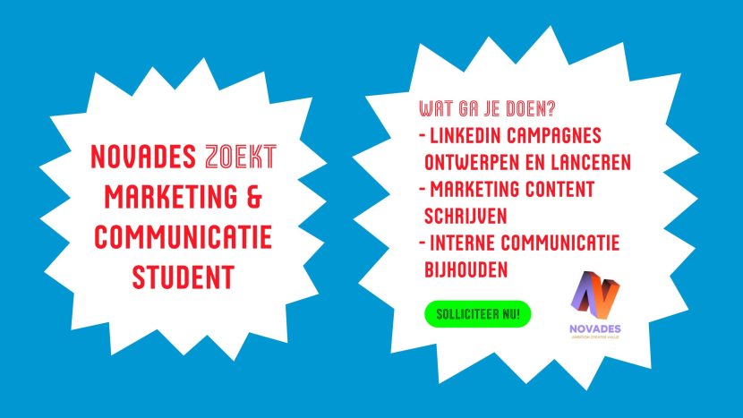 Vacature Marketing & Communicatie student