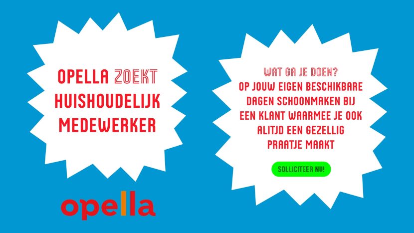 Vacature huishoudelijk medewerker